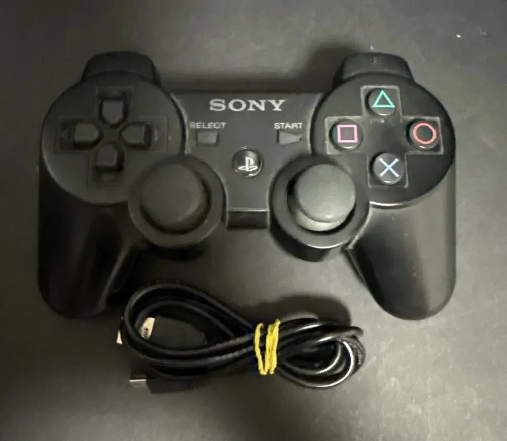 Sony PS3 DualShock 3 Wireless Video Game Controller Black OEM Tested